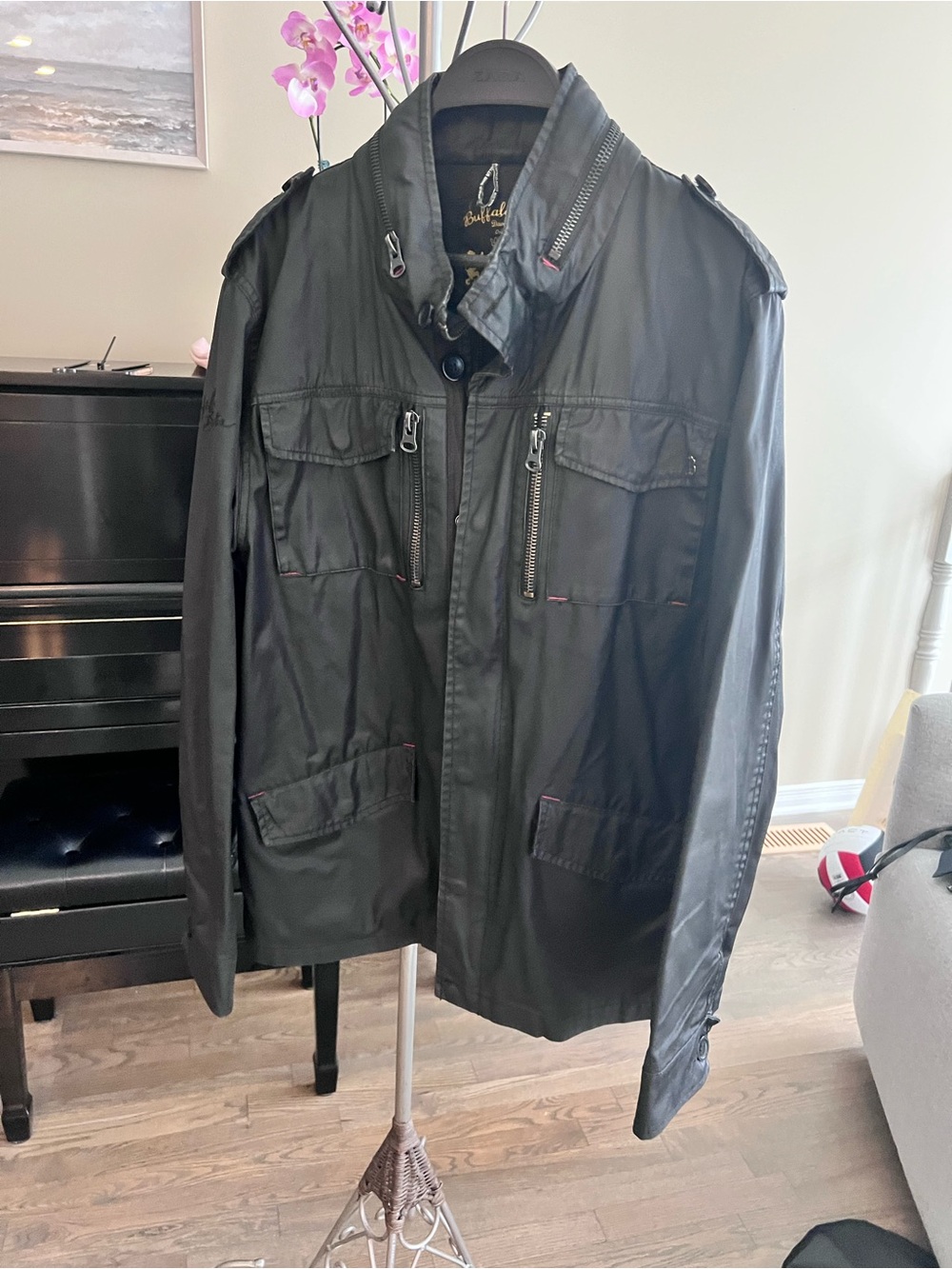 Buffalo David Bitton Men's Black Field Jacket